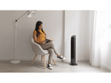 Ventilador de torre - Cecotec EnergySIlence 8050 SkyLine Smart, 45 W, 3 velocidades, 70º oscilación, Mando a distancia, Temporizador, Negro