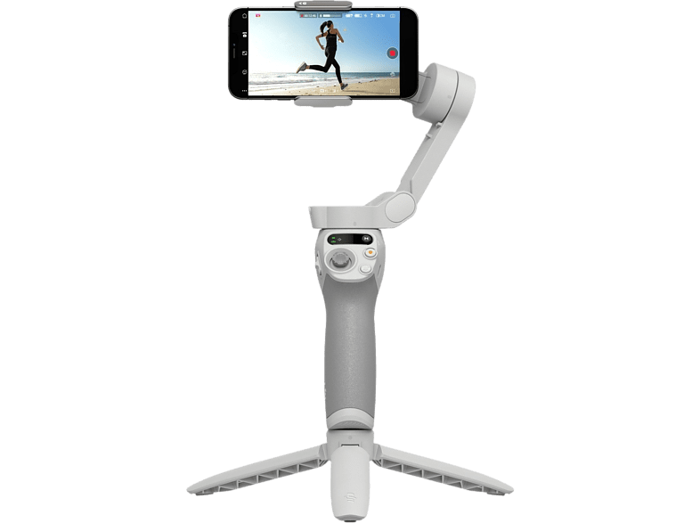 Gimbal - DJI Osmo Mobile SE, Plegable, Para teléfonos, Bluetooth 5.1, Autonomía hasta 8h, Blanco