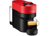 Cafetera de cápsulas - Nespresso® Krups Vertuo Pop XN920510, 1500 W, 0.56 L, Tecnología Centrifusion, Wi-Fi, Spicy Red