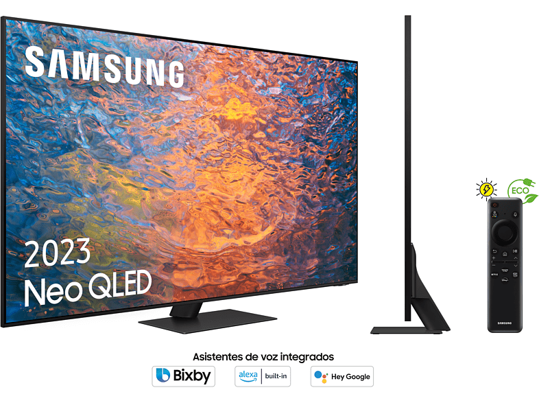 TV Neo QLED 65 - Samsung TQ65QN95CATXXC, Neo QLED 4K, Neural Quantum Processor 4K, Smart TV, DVB-T2 (H.265), Slate Black