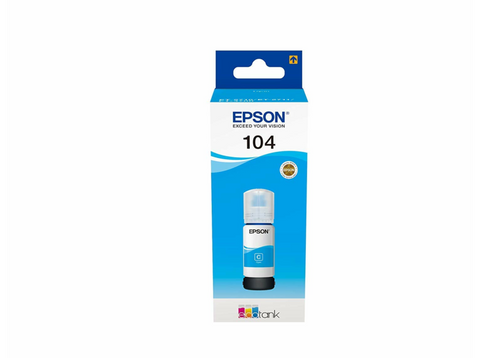 Cartucho - Epson 104 EcoTank ink bottle, Cian