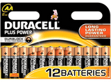Pilas AA - Duracell PLUS POWER, Alcalina, 1.5V, Pack de 12