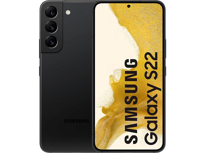 Móvil - Samsung Galaxy S22 5G, Black, 128 GB, 8 GB RAM, 6.1 FHD+, 3700 mAh, Android 12