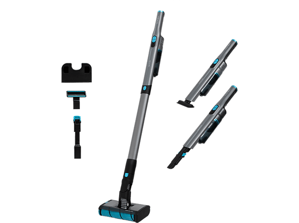 Aspirador escoba - Cecotec Conga Rockstar Agile Twice, 210 W, 20 kPa, 40 min, Ultraligero, 2 modos, Negro