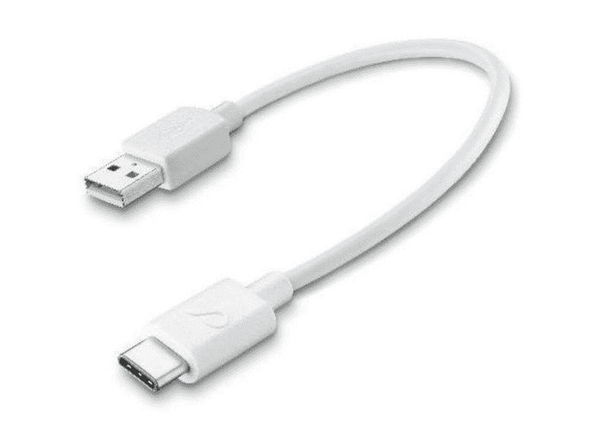Vivanco 38567 0.15m USB A USB C Macho Macho Blanco cable USB