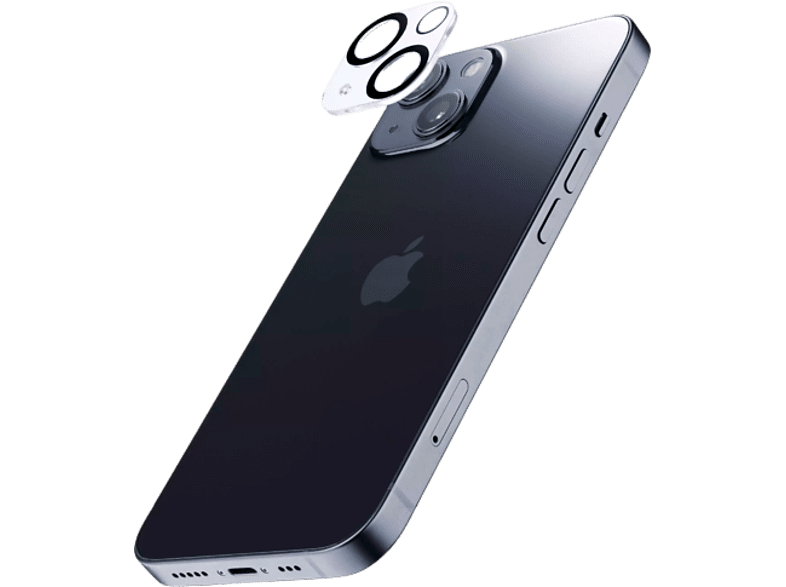Protector pantalla - Cellular Line CAMERALENSIPH14, Para Apple iPhone 14 o 14 Plus, Transparente