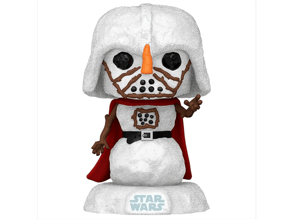 Figura - Funko POP! Star Wars: Darth Vader Snowman Holiday Version, 9.5 cm, Vinilo, Multicolor