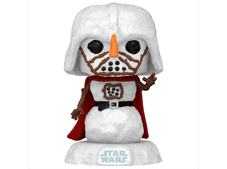 Figura - Funko POP! Star Wars: Darth Vader Snowman Holiday Version, 9.5 cm, Vinilo, Multicolor