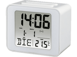 Reloj despertador - Hama Cube 00186305, Digital, Hora, alarma, fecha y temperatura, Compacto, Negro