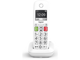Teléfono - Gigaset E290, Inalámbrico, Marcación rápida, Teclas grandes y pantalla de gran visibilidad, Blanco