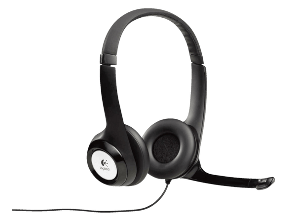 Auriculares con cable - Logitech USB Headset H390, Para PC, Micrófono, Cancelación de ruido, Negro
