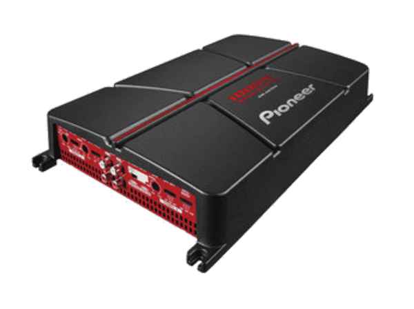 Amplificador coche - Pioneer GM-A6704, Puenteable, 4 canales, 1000W, Negro