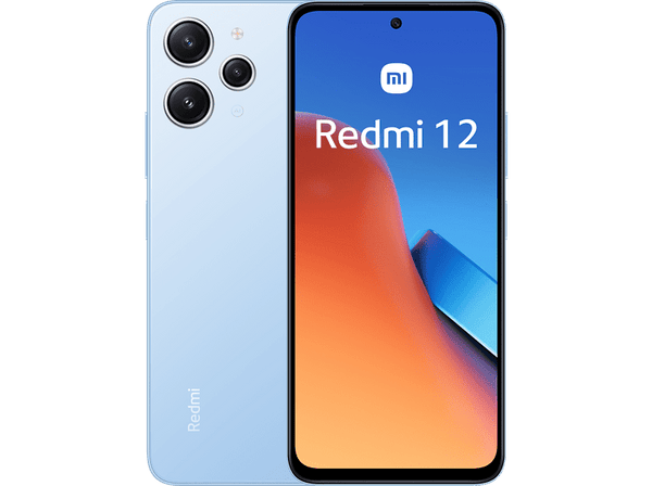 Móvil - Xiaomi Redmi 12, Sky Blue, 128 GB, 4 GB RAM, 6.79" MediaTeck Helio G88, 5000 mAh, Android
