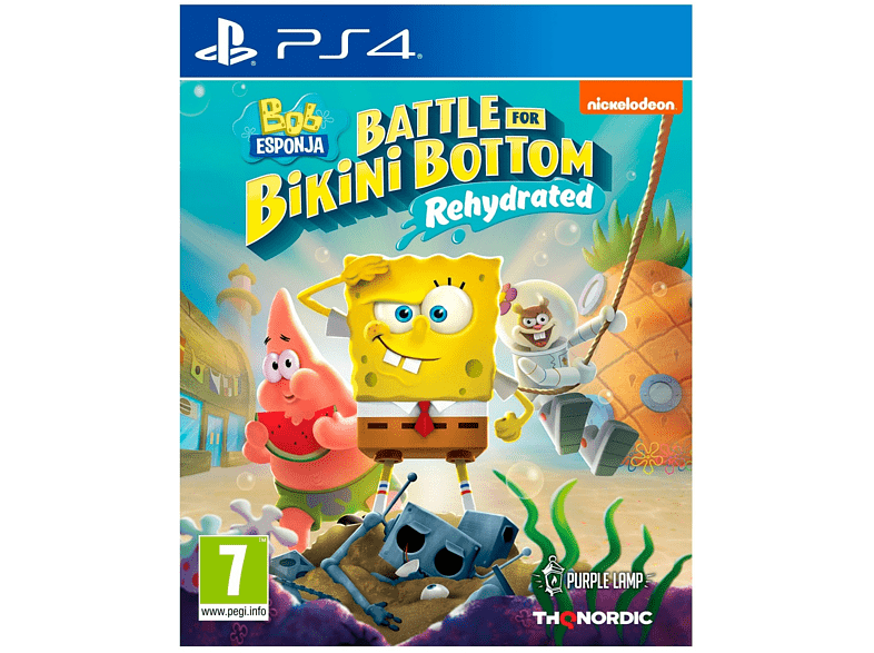 PS4 Bob Esponja Battle for Bikini Bottom Rehydrated