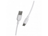 Cable USB - Muvit MCUSC0004, USB-A, USB-C, Universal, 3m, Blanco