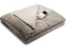 Manta eléctrica - Daga Relax Suave XL, 150 W, 6 Niveles temperatura, Tartan beige