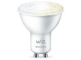 Bombilla inteligente - Wiz GU10, 50W, Luz blanca cálida a fría, WiFi y Bluetooth, Control por voz