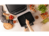 Freidora de aire - Cecotec Cecofry Dual 9000, 2850 W, 9 L, Opción dividir la cubeta en dos de 4.5 L, 6 Modos, Inox