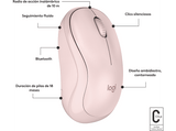 Ratón inalámbrico - Logitech M240 Silent, Inalámbrico, Bluetooth, 4000 ppp, Ambidiestro, Windows/Mac, Rosa