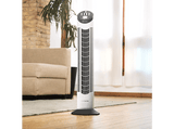 Ventilador de torre - Cecotec EnergySilence 790 Skyline, 50W, 3 velocidades, Temporizador, Oscilante, Gris