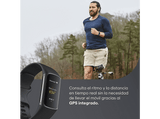 Pulsera de actividad - Fitbit Charge 5, Platino Negro, 13 - 21 cm, 1.04, GPS, BT LE, ECG, NFC, SpO2