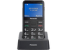 Teléfono - Panasonic KX-TU155, Con Botones Físicos, 2.4", TFT LCD, Bluetooth, Linterna LED, Negro
