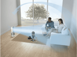 Purificador de aire - Dyson HP00 Pure Hot+Cool, 3 en 1: Purifica, Ventila y Calienta, Oscilación 70º, HEPA 360º Glass