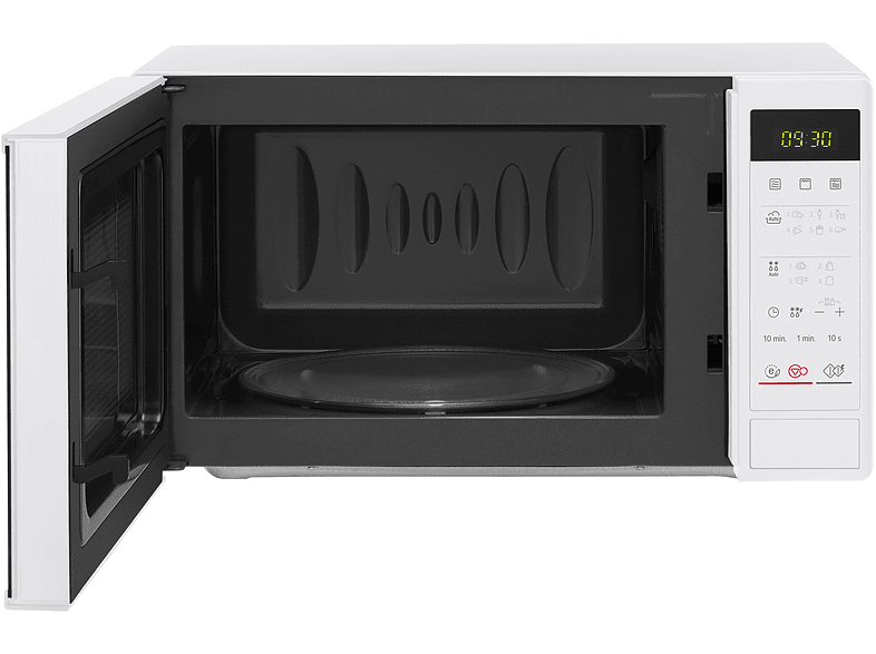 Microondas - LG MH6042DW, 700 W, Función Grill, 700 W, 20 l, Panel táctil, Blanco