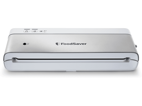 Envasadora al vacío - FoodSaver VS0100X, Función líquido/seco, Compacto, Blanco