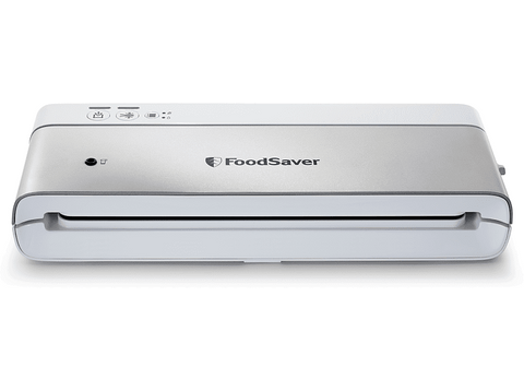 Envasadora al vacío - FoodSaver VS0100X, Función líquido/seco, Compacto, Blanco