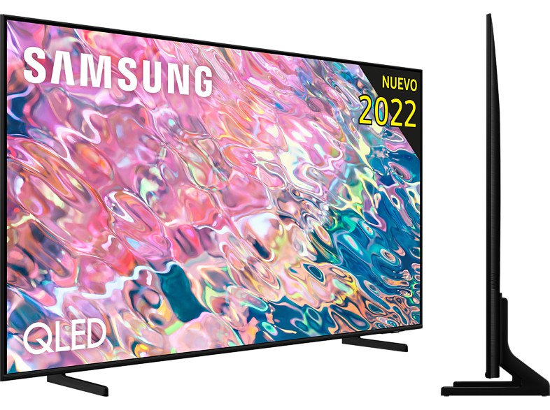 TV QLED 75 - Samsung QE75Q60BAUXXC, QLED 4K, Procesador QLED 4K Lite, Smart TV, Negro