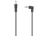 Cable audio - Hama 00205285, Jack 3.5 mm 90º, 0.5 m, Negro