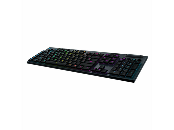 Teclado gaming - Logitech G915, Lightspeed, RGB Lightsync, Inalámbrico, Mecánico, Negro