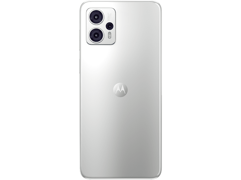 Móvil - Motorola G23, Pearl White, 128 GB, 8 GB RAM, 6.5 HD+, MediaTek Helio G85, 5000 mAh, Android