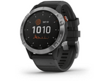 SportWatch - Garmin Fenix 6 Solar, Negro, 125-208 mm, Power Glass™ 1.3, GPS, Bluetooth, WiFi, Notificaciones