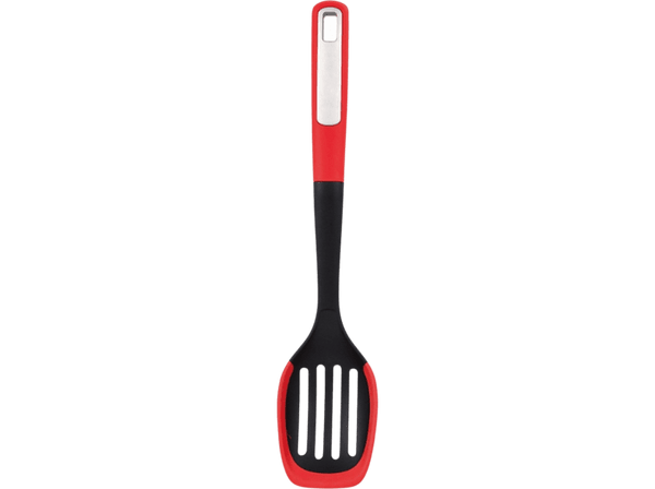 Utensilio - Bergner BG-38871-RD Mars, Cuchara Ranudara, 34 cm, Nylon, Rojo/Negro