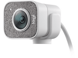 Webcam - Logitech StreamCam, FHD a 60fps, Autofoque inteligente, Rendimiento Audio Premium, Blanco