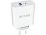 Cargador - MUVIT TR320002, Universal USB Type-C + Type-A QC, 65W, Blanco