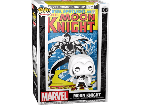 Figura - Funko Pop! Marvel: Moon Knight (Comic Cover), 29 cm, Multicolor