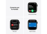 Apple Watch Series 7, GPS+CELL, 41 mm, Caja de aluminio Verde, Correa deportiva color Verde trébol