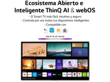 TV LED 75 - LG 75NANO766QA, UHD 4K, Procesador Inteligente α5 Gen5 AI Processor 4K, Smart TV, DVB-T2 (H.265), Azul Oscuro Ceniza