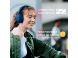 Auriculares Bluetooth - Sony WHXB910NL, Bluetooth, Cancelación de ruido, Autonomía 50h, Asistente de voz, Azul