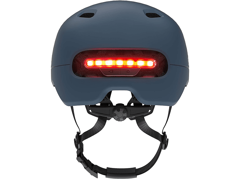 Casco - Livall C20, Para patinete y Bici, Casco Conectado, SOS, Luz de Freno, Luz Trasera, Talla M, 54-58 cm, Azul