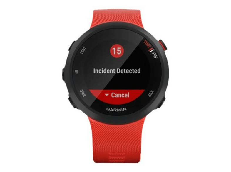 Reloj deportivo - Garmin Forerunner 45, Rojo, GPS, Connect IQ, Control de calorías, Talla L