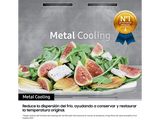 Frigorífico combi -  Samsung BESPOKE SMART AI RB38C7B6BS9/EF, Twin Cooling Plus, 200 cm, 387l, No Frost, Metal Cooling, WiFi, Inox