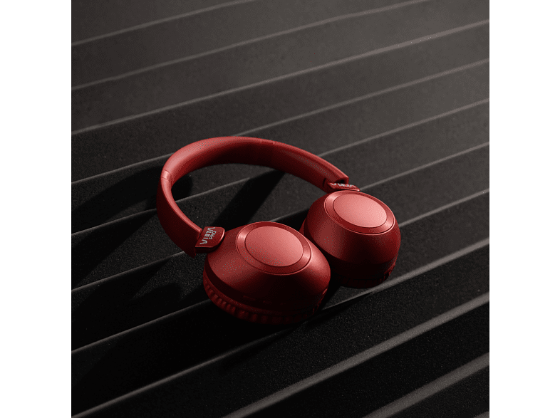 Auriculares inalámbricos - Vieta Pro Way 3, Dual Pairing, Gaming Mode, Doble plegado, 50 hs, Rojo
