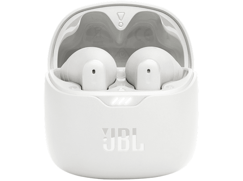 Auriculares True Wireless - JBL Tune Flex, Bluetooth 5.2, 8h autonomía + Estuche carga, Blanco
