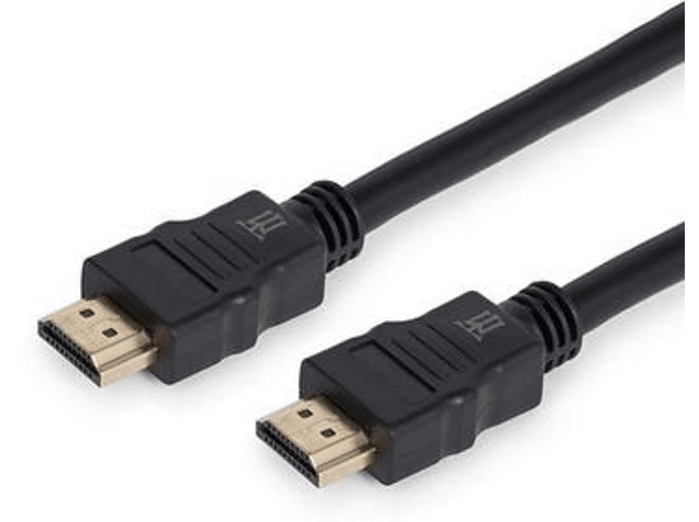 Cable Maillon HDMI 4K 2.0 Gold Connector- High Speed - BC Black 1.8 m