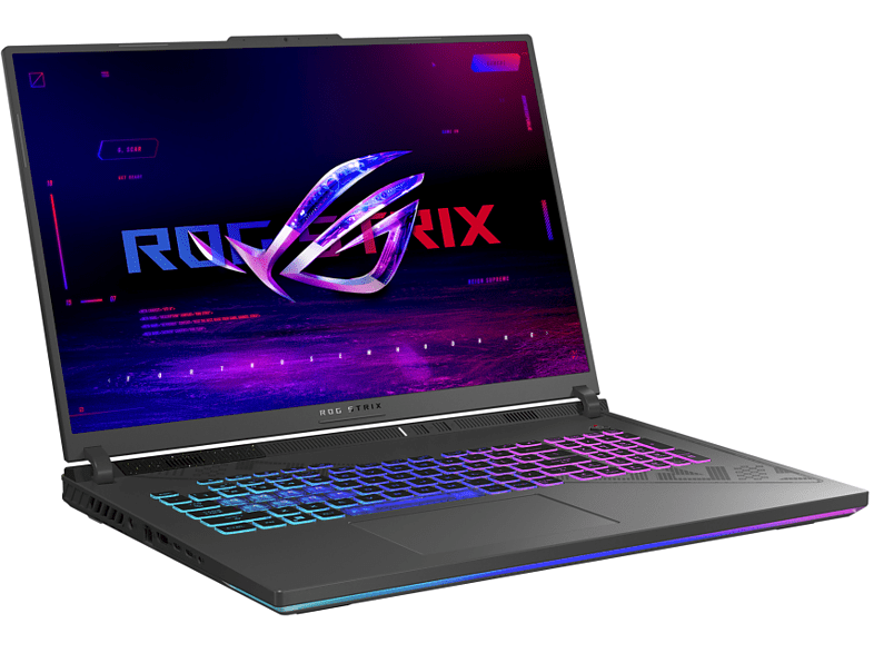 Portátil gaming - ASUS ROG Strix G18 G814JI-N6004,18 WQXGA, Intel® Core™ i9-13980HX, 32GB RAM, 1TB SSD, RTX™ 4070, Sin sistema operativo