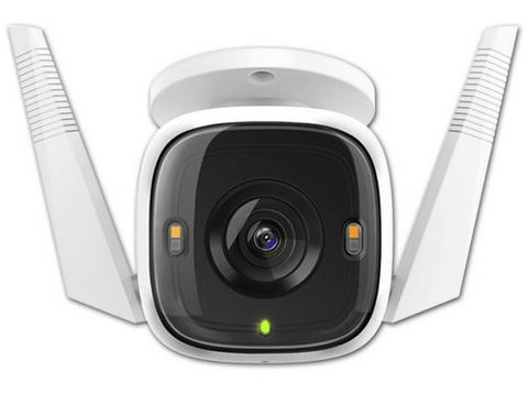 Cámara de seguridad - TP-Link Tapo C320WS, Wi-Fi, 2K QHD, Sensor Starlight Night Vision, IP66, Control por voz, Blanco